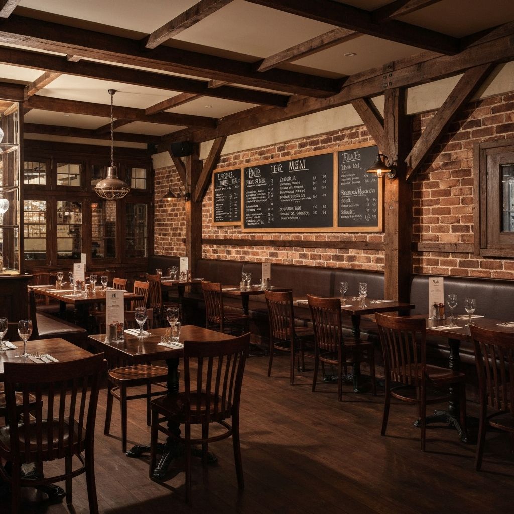 Bellambi Hotel bistro dining area with wooden tables